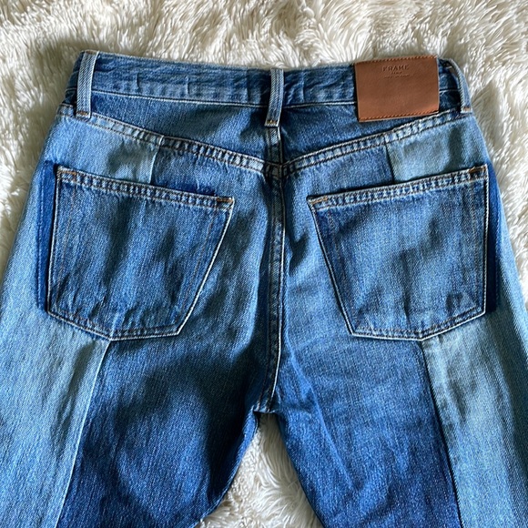 FRAME DENIM Mid-Rise Two-Toned Jeans - Picture 6 of 9